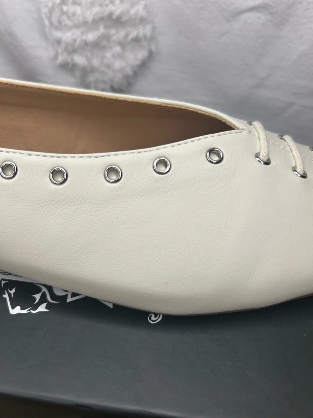 Anthropologie Silent D Lonny Grommet Lace-Up Flats